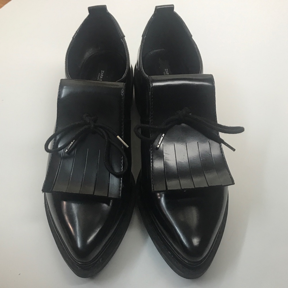 Zara Oxford Platform Shoes